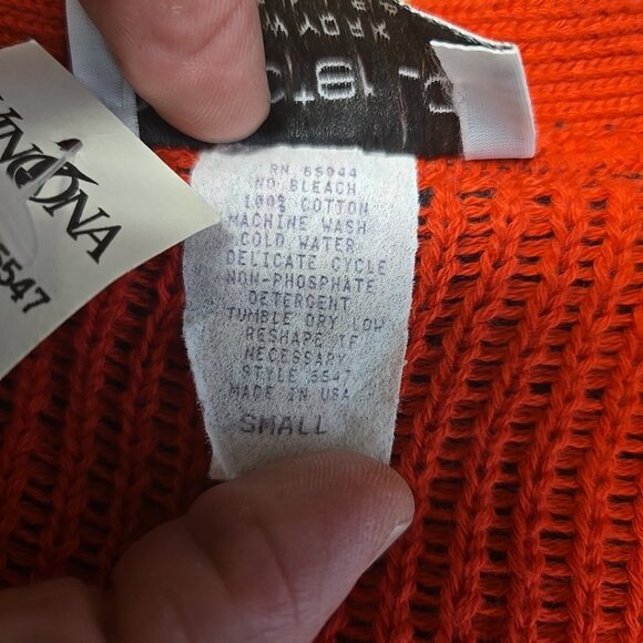 FLAW NWT VTG Sweater Loft Ugly Christmas Vest Dead Stock Knit Golden Details - Picture 8 of 8